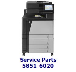 5851-6020 - Control panel overlay - Snaps on top of the control panel assembly (US)