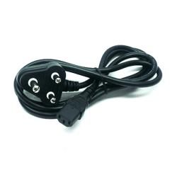 8121-0564 - Power cord (Black) - 2.0m (6.6ft) long - Has straight (F) C13 receptacle (For 240V in India)