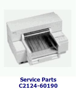 C2124-60190 - Service station stepper motor (does not include cable) - Moves the rack vertically in the service station assembly