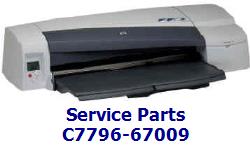 C7796-67009 - Carriage assy cad rohs sv (HEWLETT-PACKARD CARRIAGE ASSEMBLY). Carriage assembly - Includes trailing cable.