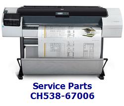 CH538-67006 - Cable kit - For the Designjet T series p