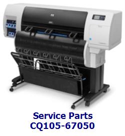CQ105-67050 - Air Pressure System (APS) assembly - Includes pump, holder and relief valve - For the DesignJet T7100 printer