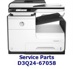 D3Q24-67058 - Scanner and ADF assembly unit for HP PageWide units.