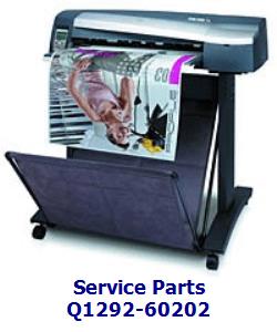Q1292-60202 - Carriage assembly - Includes trailing cable and carriage belt and does not include the carriage height tool