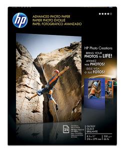 Q7852A - HP Delux Advance Glossy Photo Paper 25 sheets of A size HP Advanced glossy photo paper