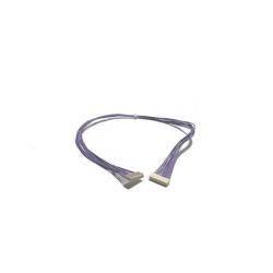 RG5-6827-000CN - Fuser power supply cable - DC Controller board to fuser power supply - Ten purple wire cable and two white connectors