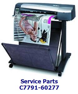 c7791-60277 - Access door - Covers the top of the printer and provides access to the printheads and carriage