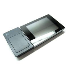 CD644-67916 - Control panel assembly - Control buttons and display located on the top right front side of the printer.