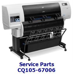 cq105-67006 - Paper feed brake - For the DesignJet T7100 printer series