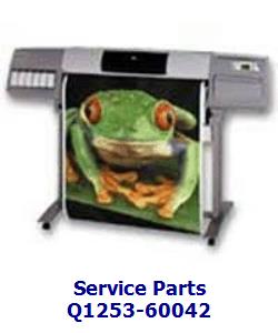 q1253-60042 - UV INK ASSY includes six ink tubes complete with hardware assemblies at both ends carriage crane and ink supply station crane, six setup pens, ink leak detector system components,carrier clip,ISS housing foam. 1.524m 60in. DYE INK ASSY order Q1253-60041.