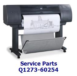 q1273-60254 - Ink supply tubes - include trailing cable assembly Srk tubes+trailing cables MR serv. Please let us know type of trailing cable required: B Bare male Q1273-60158 type or A Encased female Q1273-60156 type.