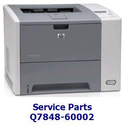 q7848-60002 - Formatter (main logic) board - For HP LaserJet P3005 Series. with network. (non network - is Q7847-xxx) 