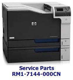 rm1-7144-000cn - Right front cover assembly - Includes control panel